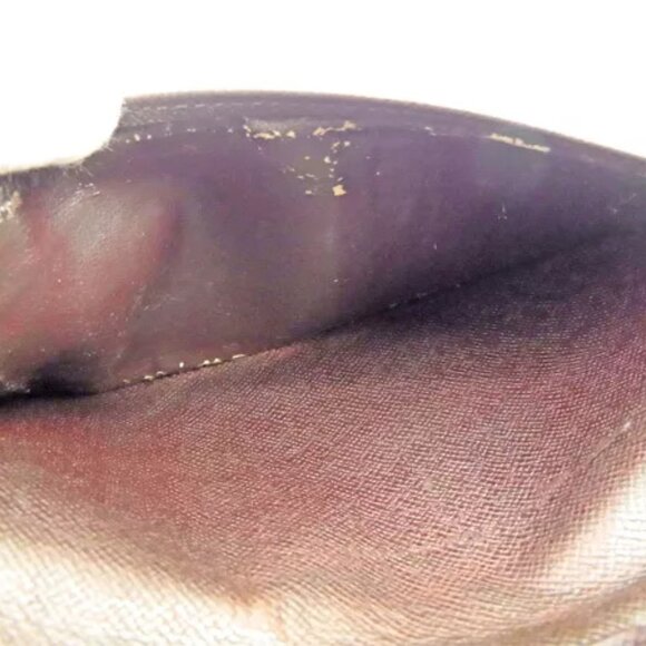 Louis Vuitton Purse Taiga Brown Woman unisex Authentic Used - Picture 5 of 6